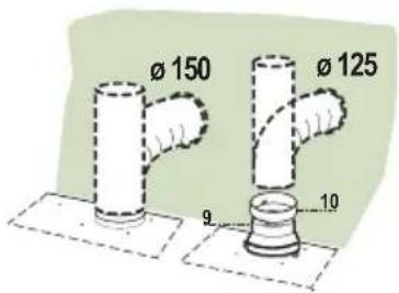 Ø 150 Ø 125 9 10
