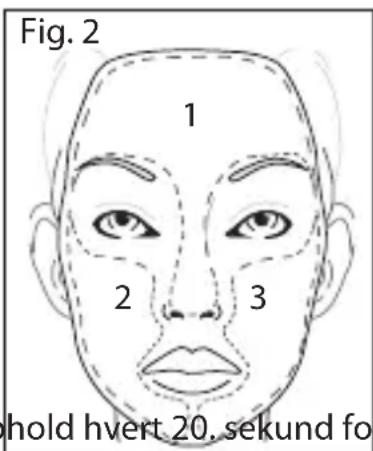 Fig. 2 1 2 3 hold hvert 20, sekund fo