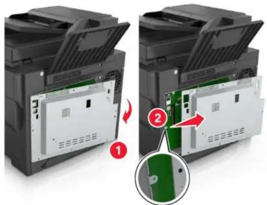 LEXMARK XC2132 - Accès à la carte logique - 3