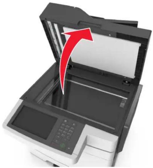 LEXMARK XC2132 - Nettoyage de la vitre du scanner - 1