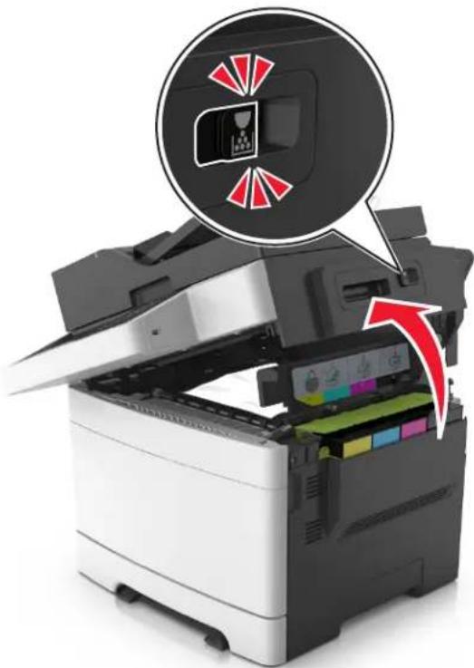 LEXMARK XC2132 - Bourrage papier dans le réceptacle standard - 1