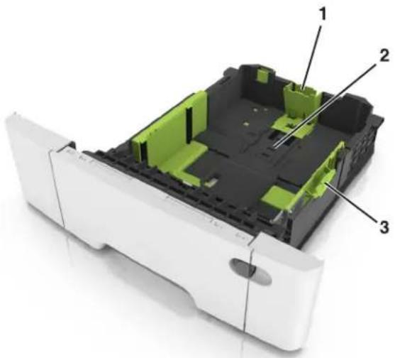 LEXMARK XC2132 - Chargement du double bac 650 feuilles - 2