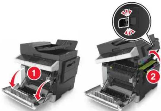 LEXMARK XC2132 - Bourrage papier dans l'unité de fusion - 2