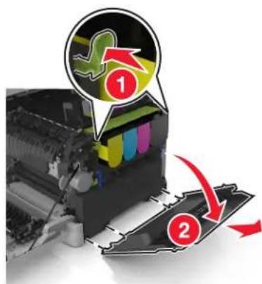 LEXMARK XC2132 - Remplacement de la bouteille de récupération de toner - 4