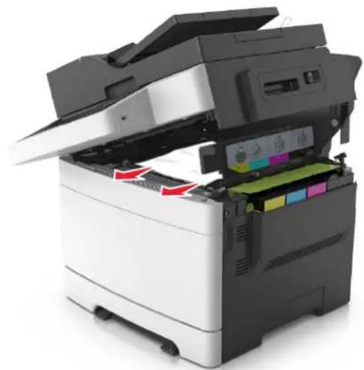 LEXMARK XC2132 - Bourrage papier dans le réceptacle standard - 2