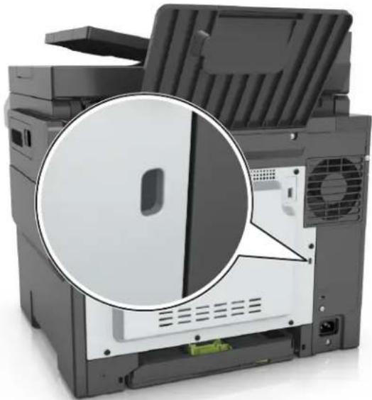LEXMARK XC2132 - Utilisation de la fonction de verrouillage - 1