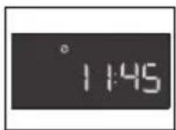 AEG MC2664E-B - Changement de l'heure lorsque l'horloge est réglée - 1