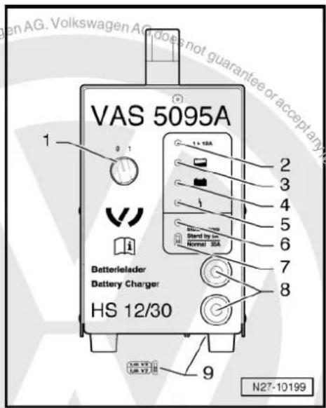VAS 5095A Betterielader Battery Charger HS 12/30 N27-10199