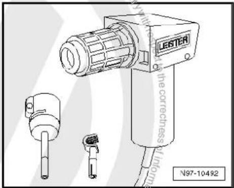 VOLKSWAGEN Passat CC (2009) - Hot air blower, 220 V / 50 Hz -VAS 1978/14- - 2