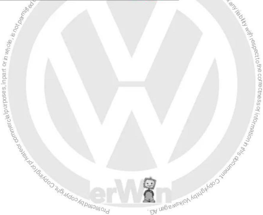 Protected by copyright granted commercial purposes, in part or in whole, is not permitted to the party's liability with respect to the correctness of information in this decumenant. Copyright Volkaw a gen AG. eerMan