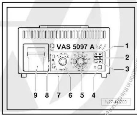 VAS 5097 A 1 2 3 9 8 7 6 5 4 NPT-10200