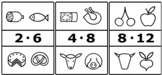 2·6 4·8 8·12