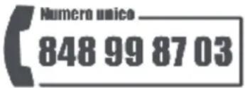 Numero unico 848 99 87 03