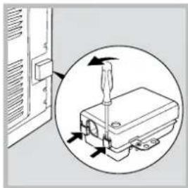 INDESIT IF 89 K.A IX S - Fitting the power supply cable - 1