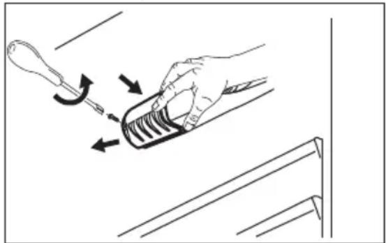 REX FI291/2TS - Replacing the lamp - 1