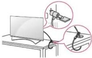 LG 55UF8559 - Verwenden des Kensington-Sicherheitssystems - 1