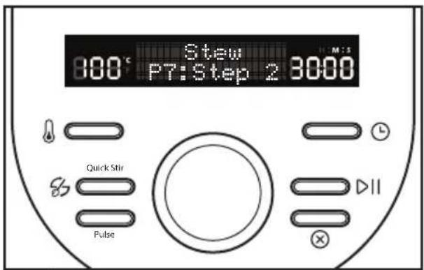 Stew 100°C P7:Step 2 3000 Quick Stir Pulse DiI