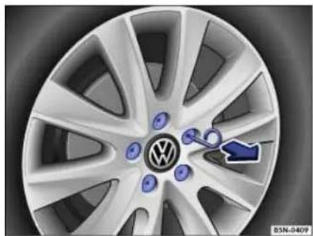 VOLKSWAGEN Beetle (2015) - Wheel bolt caps - 1