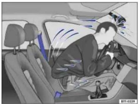 VOLKSWAGEN Beetle (2015) - What happens to passengers not wearing a safety belt - 1