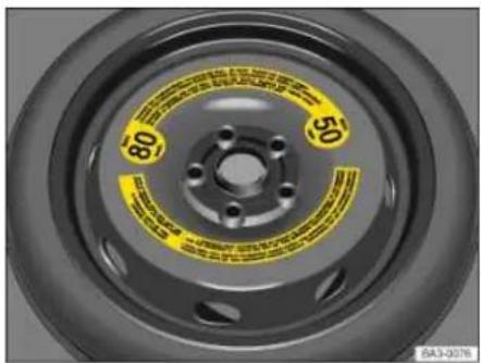 VOLKSWAGEN Beetle (2015) - Compact spare wheel - 1