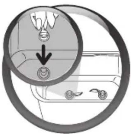 Diagram showing a hand holding a medal with a downward arrow, pointing to a circular diagram with icons of a car and a gear.
