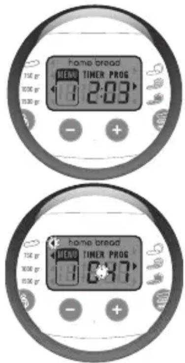 home bread MENU TIMER PROG 156 gr 10:00 gr 15:30 gr 2:03 - + - home bread MENU TIMER PROG 156 gr 10:00 gr 15:30 gr 0:47