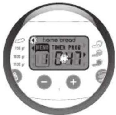 home bread MENO TIMER PROG 0:04:77 + - +