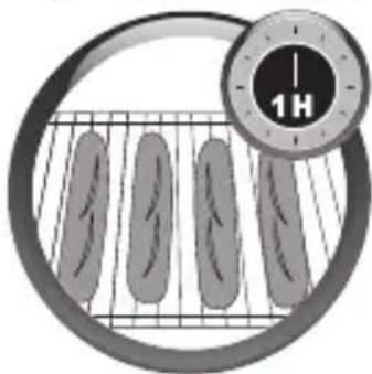 TEFAL Home Bread Baguette PF6101 - při pečení 8 baget (2x4) - 1