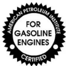 AMERICAN PETROLEUM INSTITUTE FOR GASOLINE ENGINES CERTIFIED