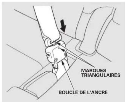 MARQUES TRIANGULAIRES BOUCLE DE L'ANCRE