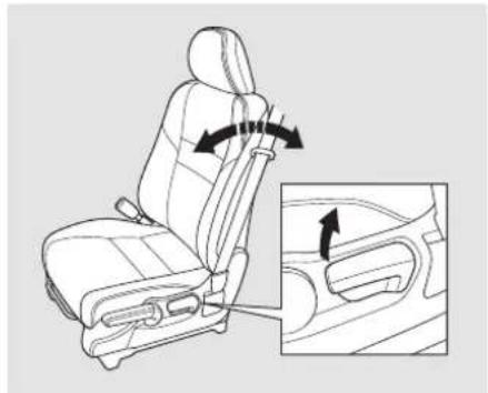 Honda CRV (2011) - Réglages manuels des sièges avant - 2
