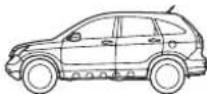 Honda CRV (2011) - Transport de bagages - 1