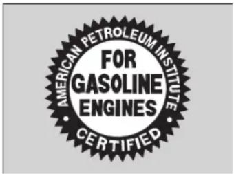 AMERICAN PETROLEUM INSTITUTE FOR GASOLINE ENGINES CERTIFIED