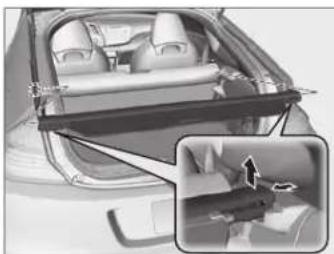 Honda CR-Z (2011) - Pour le rétracter : - 1