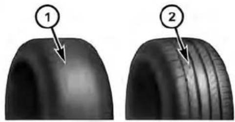 Chrysler Sebring (2010) - TreadWearIndicators - 1