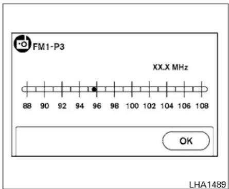 FM1-P3 XX.X MHz 88 90 92 94 96 98 100 102 104 106 108 OK LHA1489