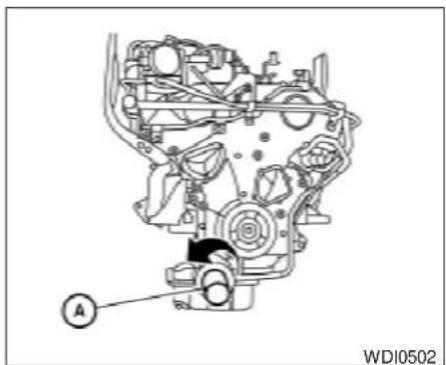 Technical line drawing of an internal combustion engine component (no text or labels)