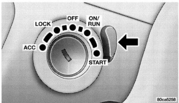 LOCK OFF ON/ RUN ACC START 80ca5258