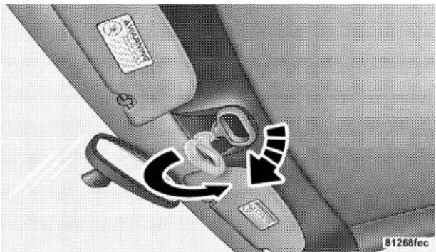 Chrysler PT Cruiser convertible (2005) - WHAT TO DO IN EMERGENCIES - 1