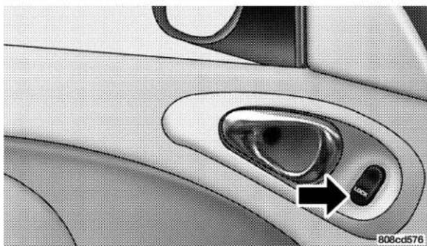 Chrysler PT Cruiser convertible (2005) - Power Door Locks - 1