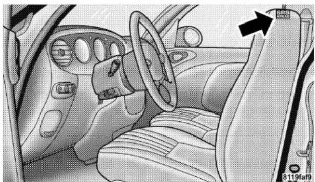 Chrysler PT Cruiser convertible (2005) - Driver and Front Passenger Supplemental Restraint System (SRS) - Airbag - 2