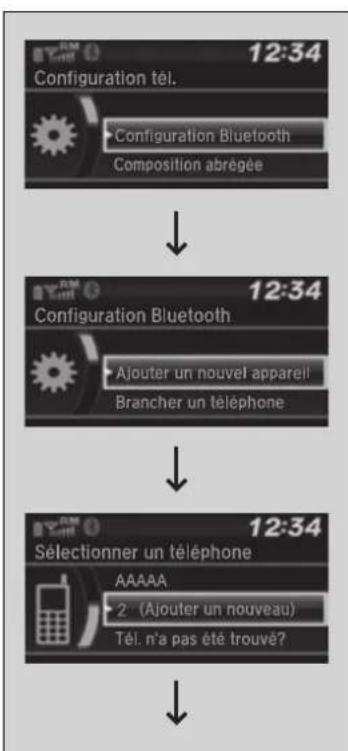 Honda Pilot (2016) - Configuration du téléphone - 1