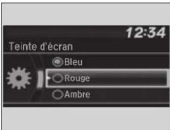 12:34 Teinte d'écran Bleu Rouge Ambre