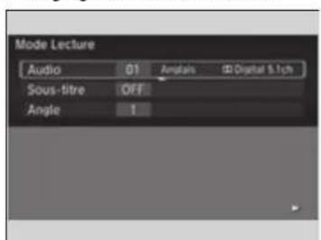 Mode Lecture Audio 01 Ampains Digital 5.1ch Sous-titre OFF Angle 1