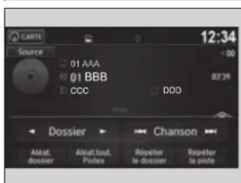 CARTI 12:34 Source 01 AAA 01 BBB CCC DDD Dossier Chanson Alead. dossier Alead.hout. Pistes Répêter le dossier Répêter la piste
