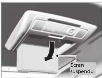 Écran suspendu