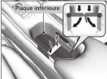 Plaque inférieure