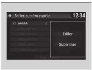 Editor numéro rapide 12:34 AAAAA Editor Supprimer