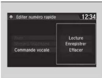 Editor numéro rapide 12:34 Nums Numéro-féconnaire Commande vocale Lecture Enregistrer Effacer