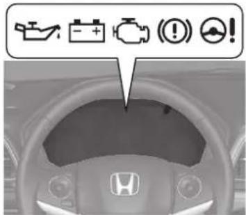 Honda HR-V (2016) - Les témoins s'allument P.585 - 1